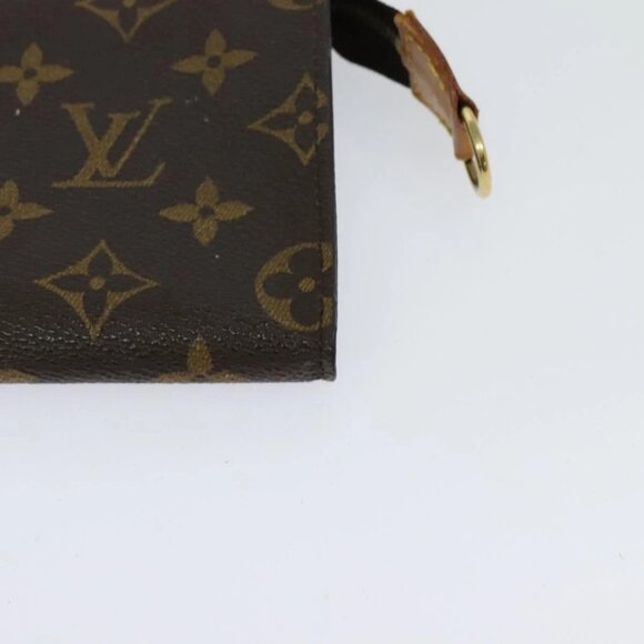 LOUIS VUITTON Monogram Bucket PM Accessory Pouch LV Auth 125037 - Picture 10 of 16